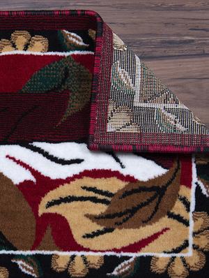 gaba rugs polypropylene decorative bedside/kitchen runner -45x150 cm, red - 18425524 - Standard Image - 2