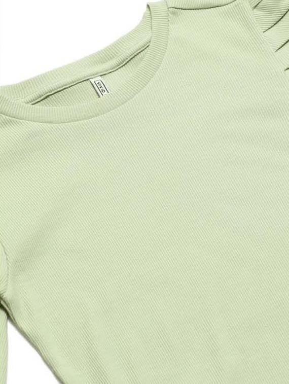 crew neck solid top - 18426372 - Zoom Image - 4