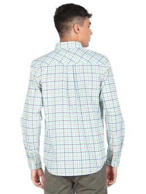 green checkered casual shirt - 18426587 - Standard Image - 4