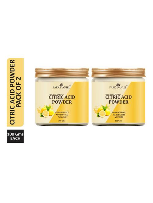 park daniel citric acid powder- 2 jars 100 gms(200 gms) - 18427098 - Standard Image - 1