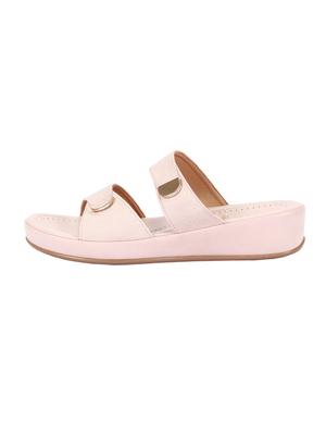 pink synthetic slip on sandals - 18429559 - Standard Image - 3