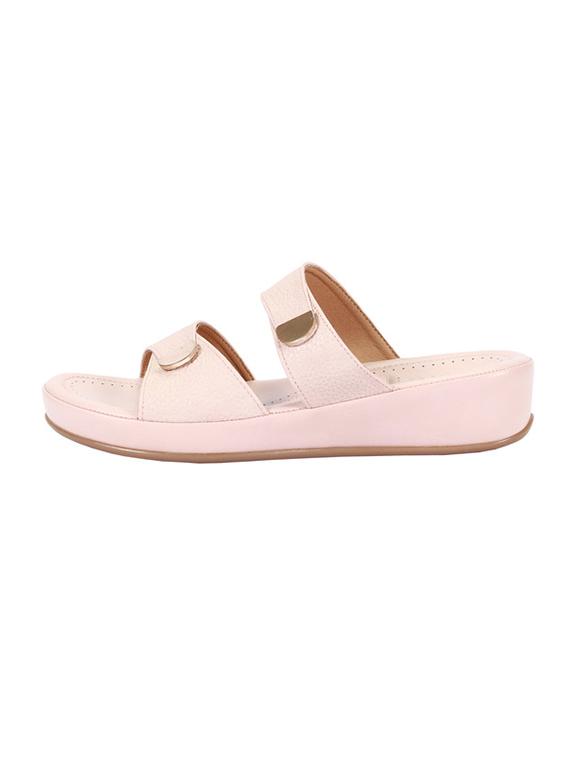 pink synthetic slip on sandals - 18429559 - Zoom Image - 3