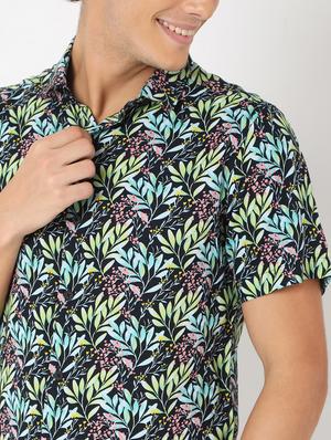 multi colored printed casual shirt - 18429597 - Standard Image - 5
