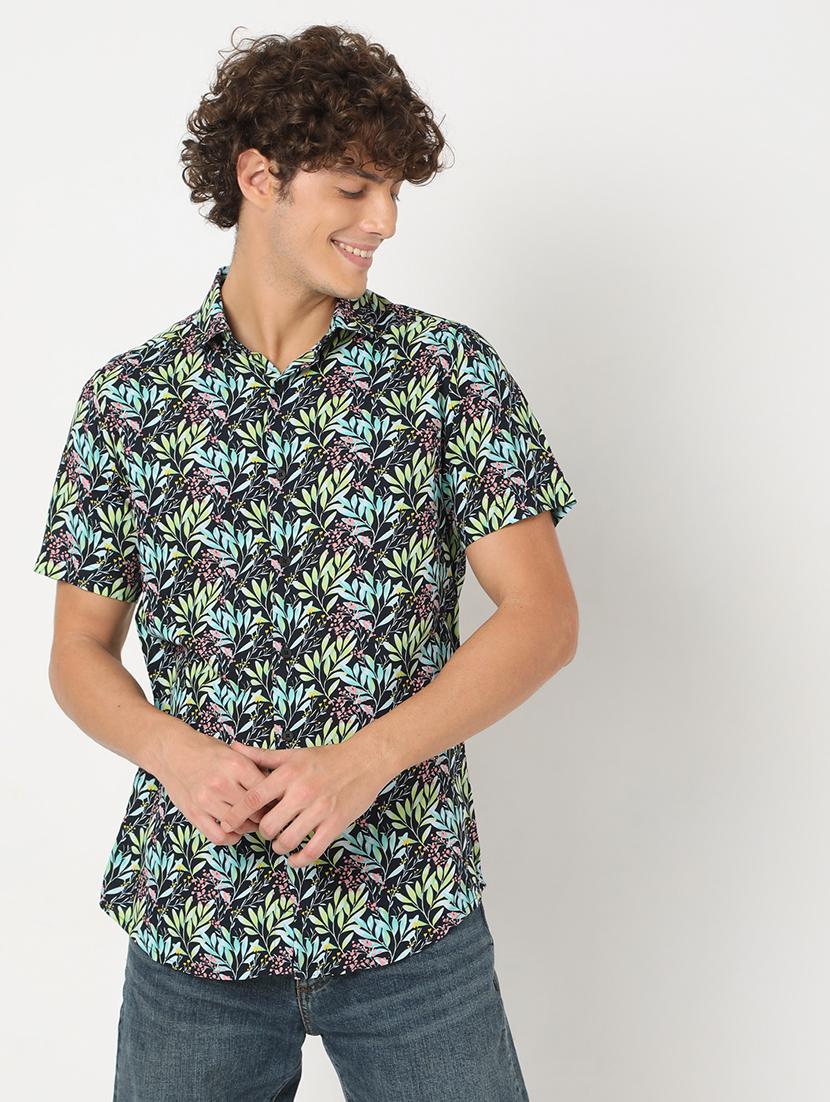 multi colored printed casual shirt - 18429597 - Zoom Image - 1