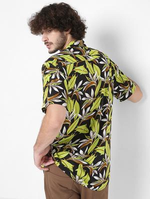 black printed casual shirt - 18429616 - Standard Image - 3