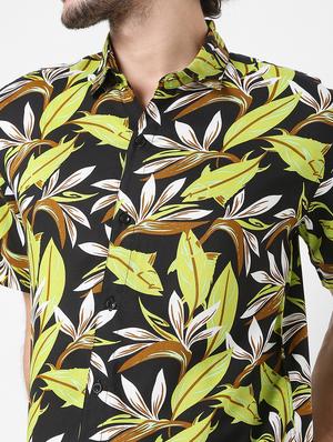 black printed casual shirt - 18429616 - Standard Image - 5