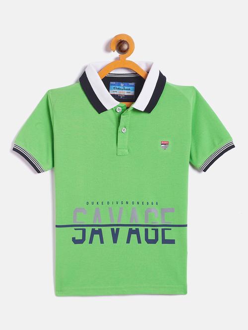 green printed t-shirt - 18429903 - Standard Image - 1