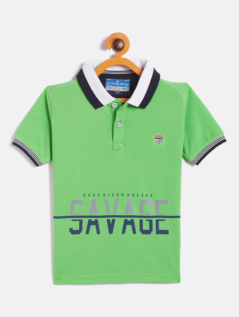green printed t-shirt - 18429903 - Zoom Image - 1