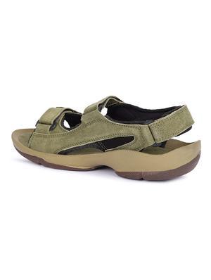 green slip on sandal - 18430266 - Standard Image - 3