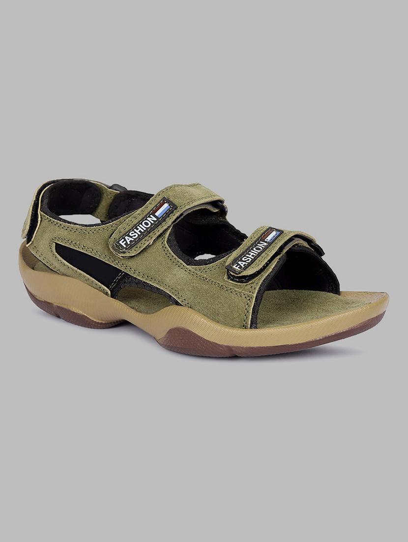 green slip on sandal - 18430266 - Zoom Image - 1
