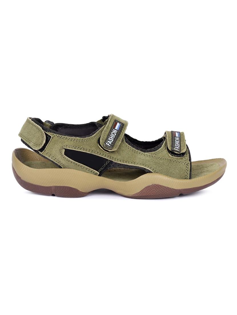 green slip on sandal - 18430266 - Zoom Image - 2