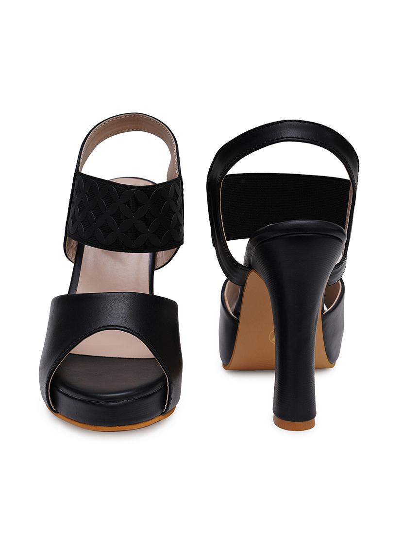 women black back strap sandal - 18430895 - Zoom Image - 3