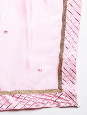 green silk blend printed dupatta - 18431149 - Standard Image - 5