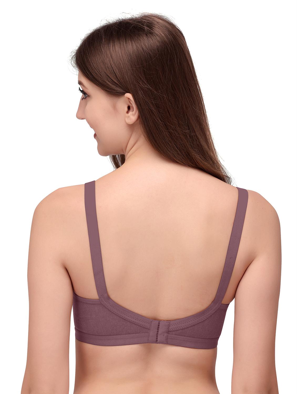 purple solid push up bra - 18431601 - Zoom Image - 3
