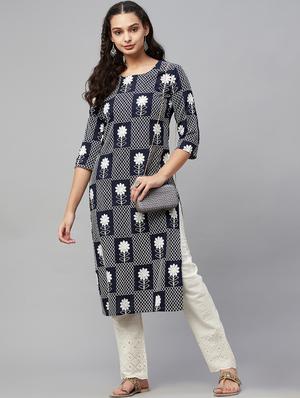 printed kurta pant set - 18433631 - Standard Image - 2