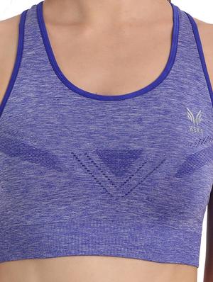 racer back melange sports bra - 18434401 - Standard Image - 5