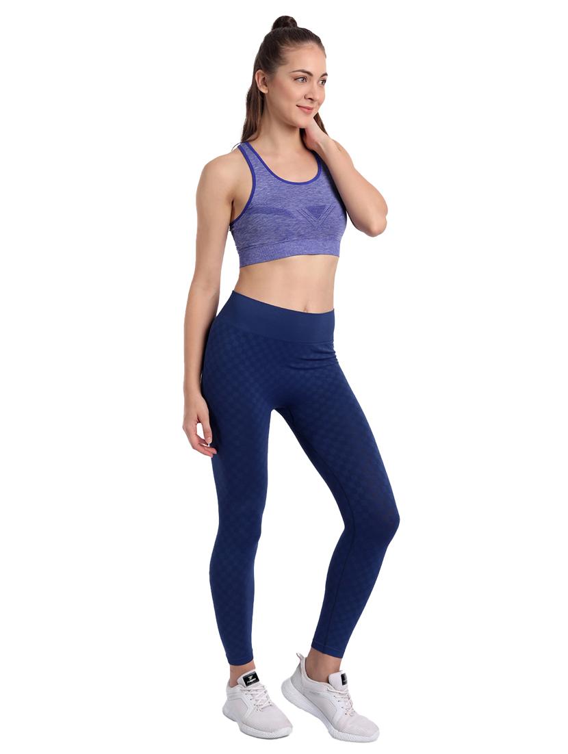 racer back melange sports bra - 18434401 - Zoom Image - 4