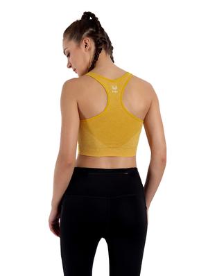 racer back melange sports bra - 18434403 - Standard Image - 3