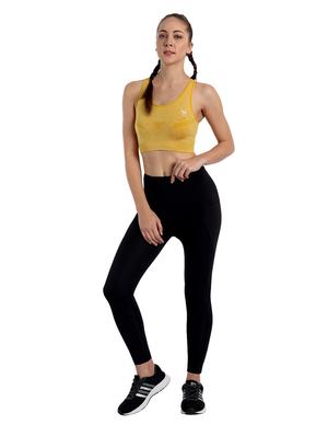 racer back melange sports bra - 18434403 - Standard Image - 4