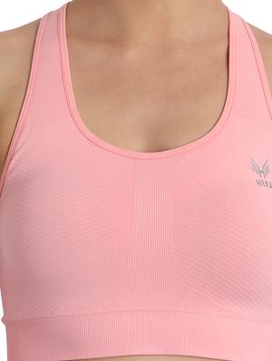 blue lightly padded sports bra - 18434415 - Standard Image - 5