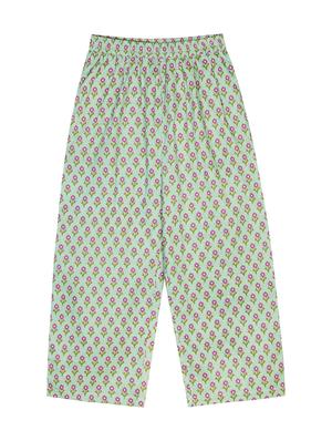 girls green printed full length sets - 18434552 - Standard Image - 3
