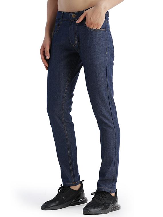 navy-light-washed denim jean - 18434800 - Zoom Image - 2