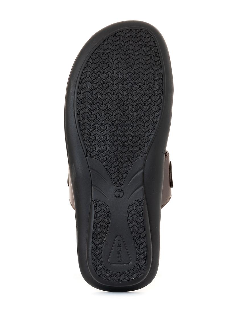 men brown toe separator slipper - 18435300 - Zoom Image - 5