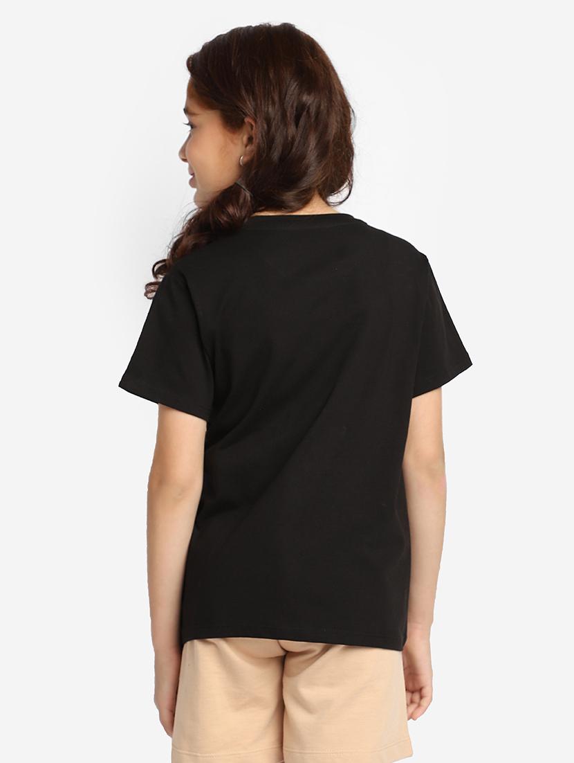 black solid regular tee - 18436288 - Zoom Image - 3