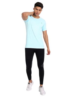 light blue checkered t-shirt - 18436319 - Standard Image - 4