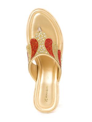women red toe separator sandal - 18436583 - Standard Image - 4