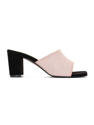 women pink slip on sandal - 18436598 - Standard Image - 2
