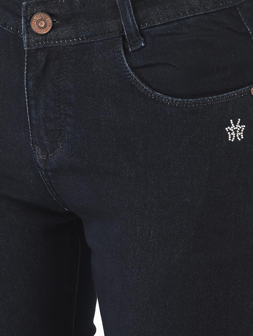 mid rise knee slit denim jean - 18436603 - Zoom Image - 5