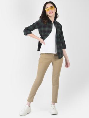 three-quarter sleeved checkered regular shirt - 18436624 - Standard Image - 4