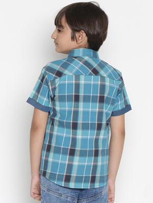 blue checkered shirt - 18436672 - Standard Image - 3