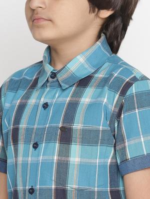 blue checkered shirt - 18436672 - Standard Image - 5