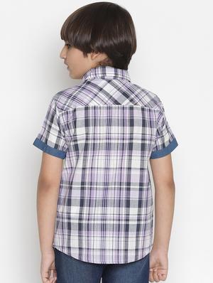 purple checkered shirt - 18436673 - Standard Image - 3