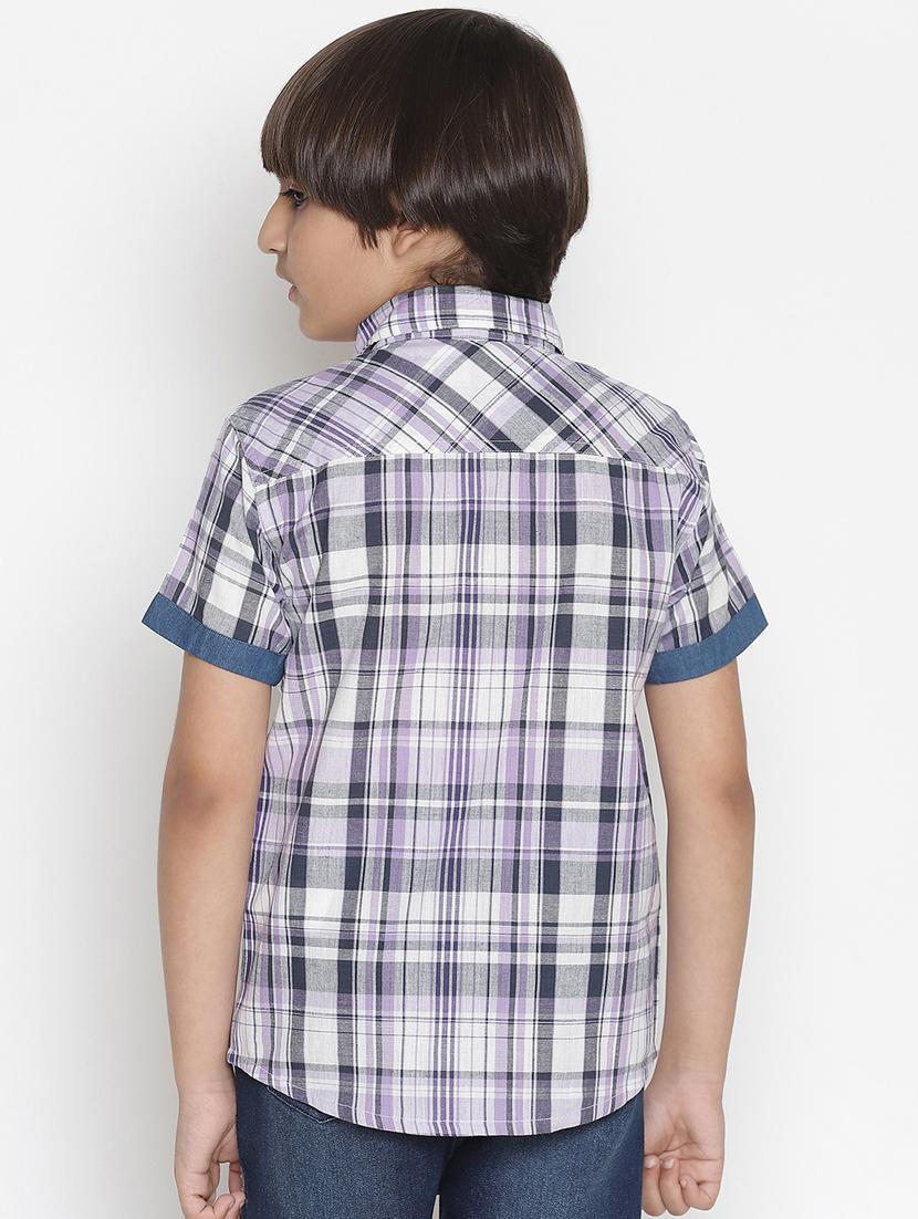 purple checkered shirt - 18436673 - Zoom Image - 3