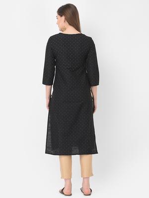 printd straight kurta - 18437095 - Standard Image - 3