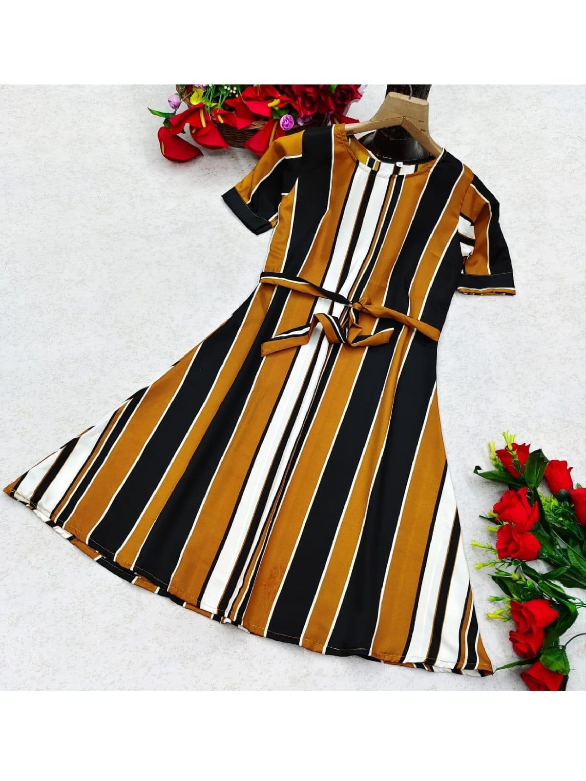 women printed casual dress - 18437481 - Zoom Image - 2