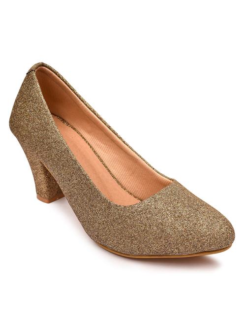 women copper slip on pump - 18437597 - Very Small Image - 1