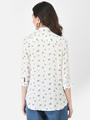 three quarter sleeved printed regular shirt - 18437906 - Standard Image - 3