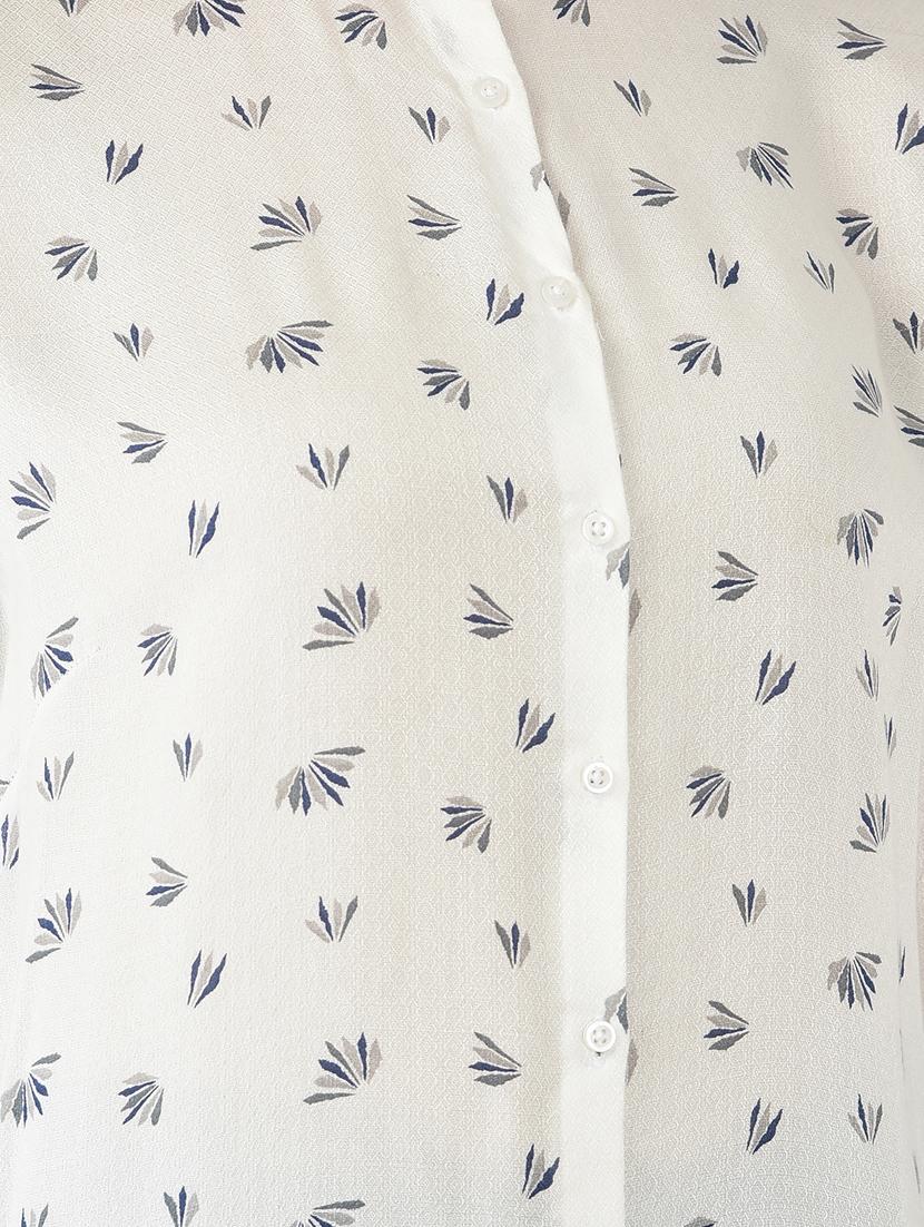 three quarter sleeved printed regular shirt - 18437906 - Zoom Image - 5