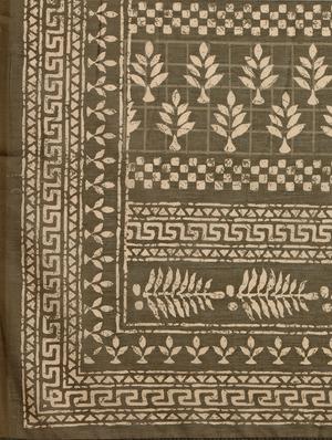 batik print chanderi saree with blouse - 18437971 - Standard Image - 4