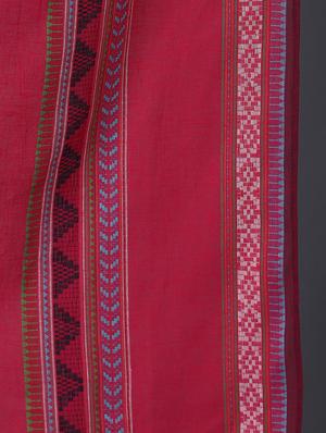 striped dobby work woven dupatta - 18438008 - Standard Image - 2