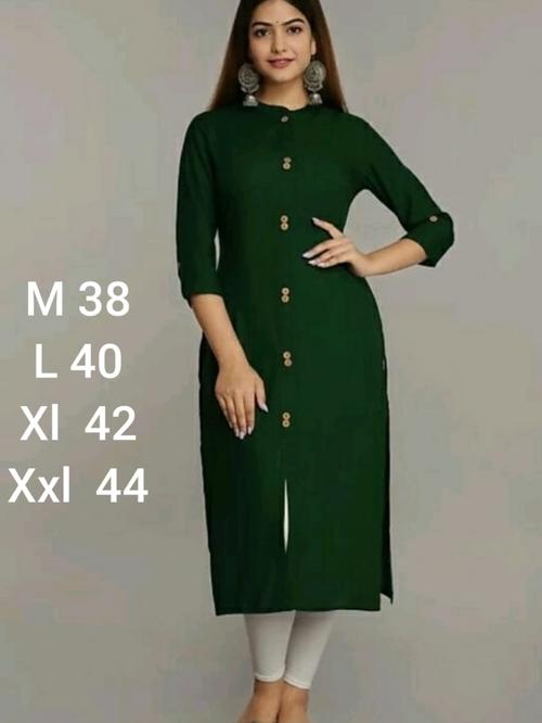 women solid kurta - 18438159 - Standard Image - 1
