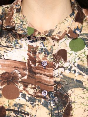 short sleeved printed shirt - 18438259 - Standard Image - 5