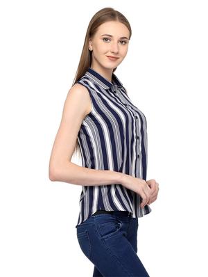 sleeveless striped shirt - 18438263 - Standard Image - 2