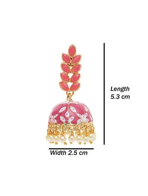 graceful delightful jhumka earrings - 18438553 - Standard Image - 5