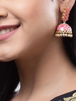 graceful delightful jhumka earrings - 18438553 - Standard Image - 6