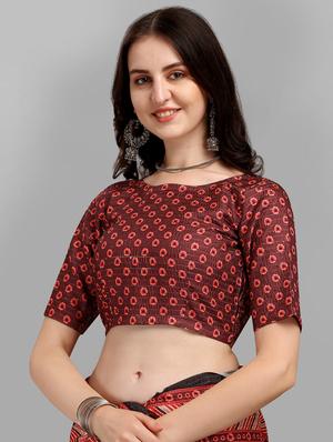 multi colored striped saree with blouse - 18438674 - Standard Image - 4